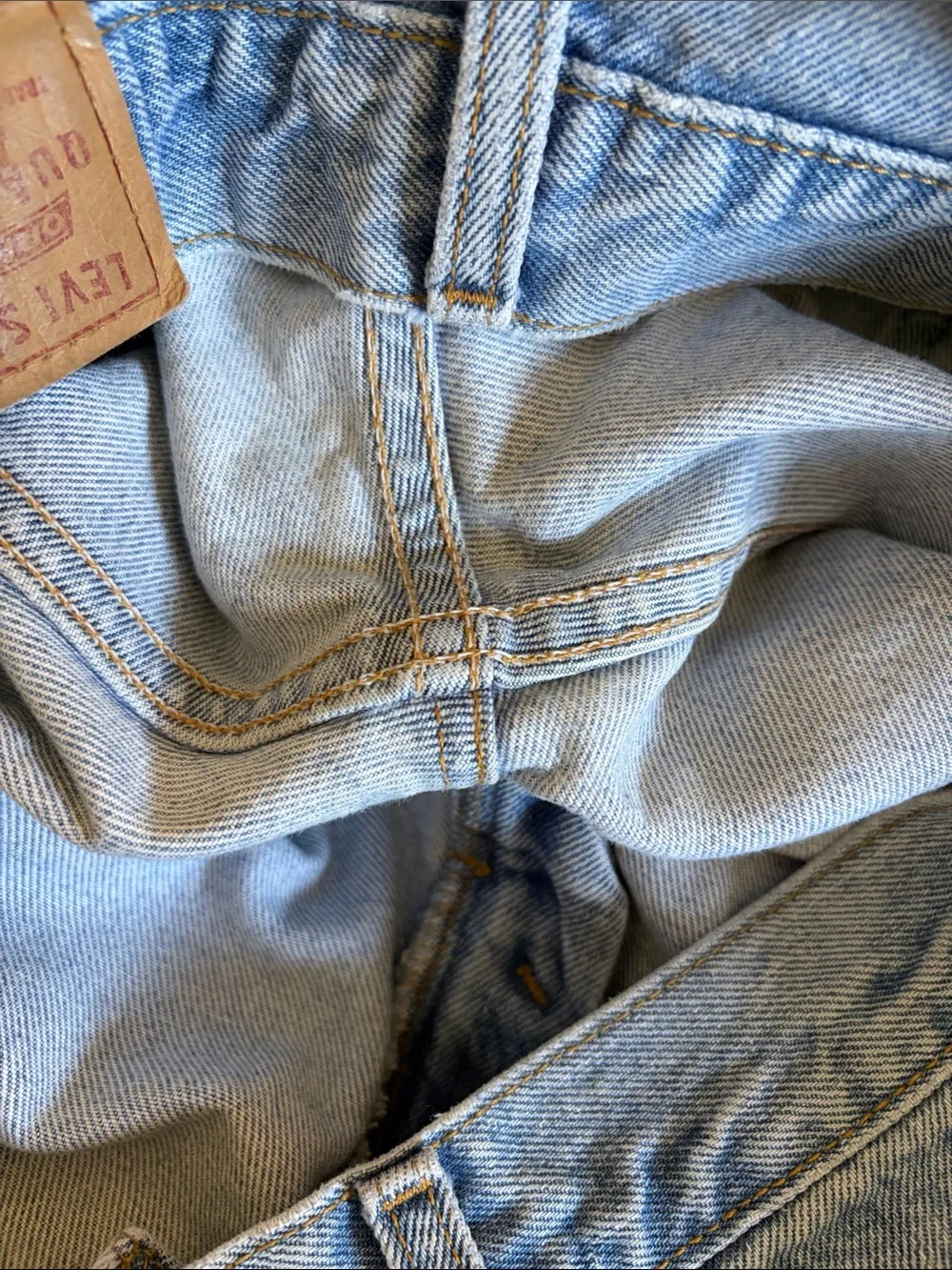 Vintage‎ Levi’s 505 Regular Fit Straight Leg Blue Jeans Size W33
